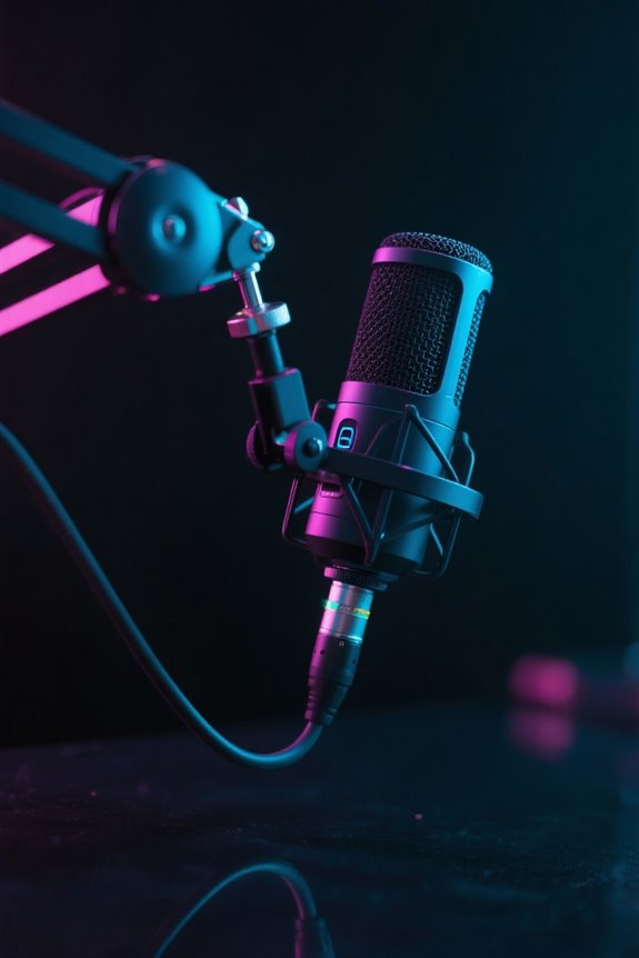 boom arm microphone selection