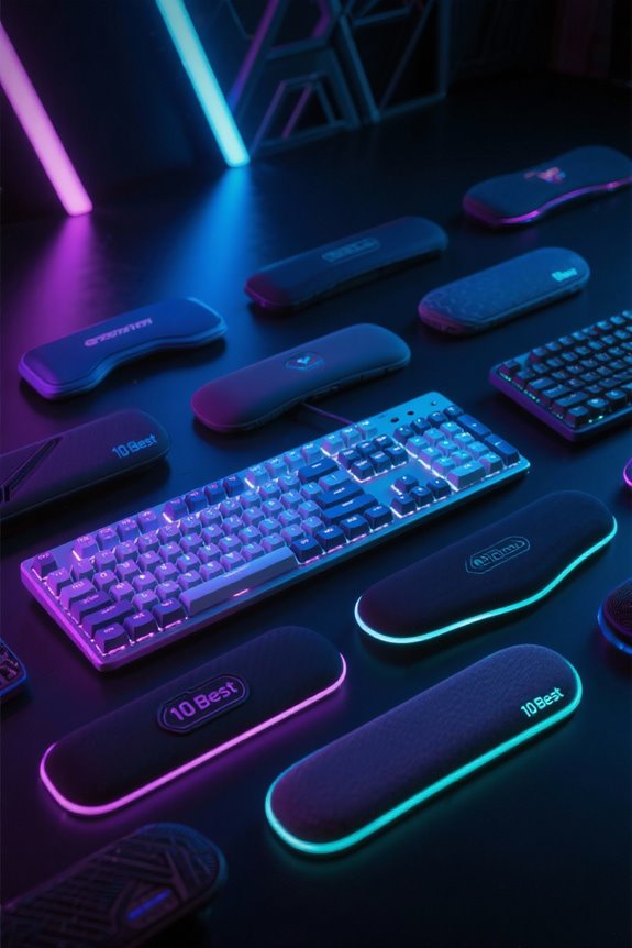 comfortable keyboard wrist rests