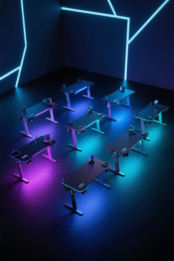 compact stylish gaming desks