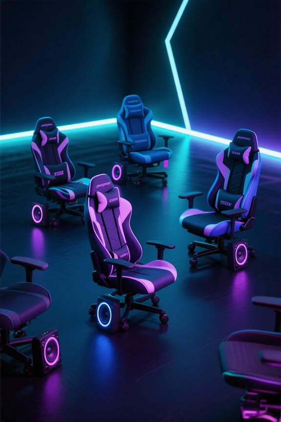 gaming chairs with speakers