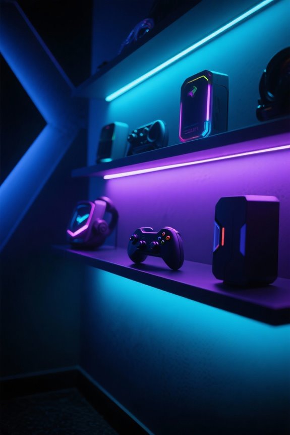 led shelf lighting options