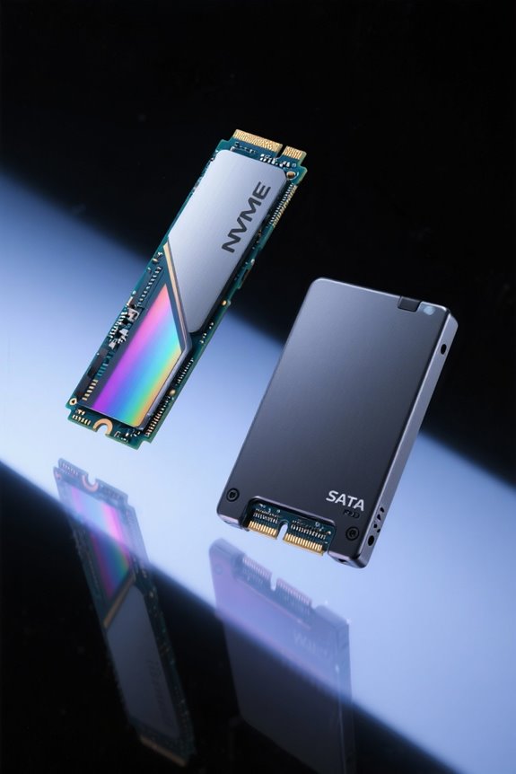 nvme excels over sata