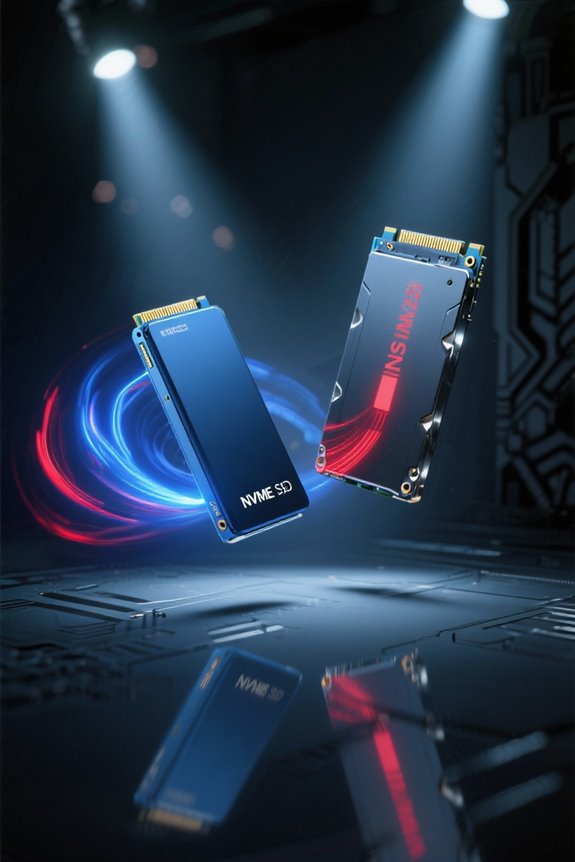 nvme outperforms sata ssds
