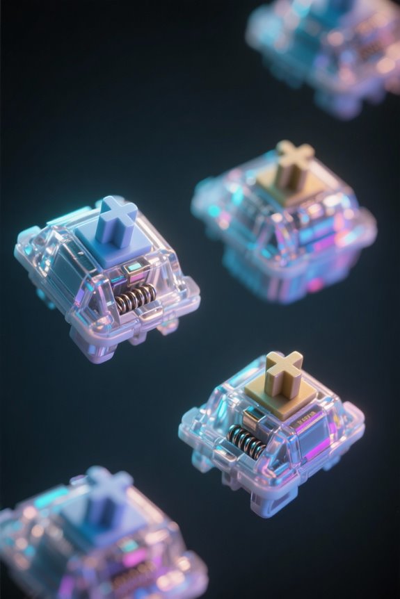 optical switches enhance typing experience