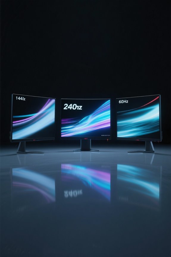 refresh rates enhance visual smoothness