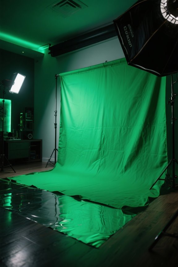 selecting durable green screen