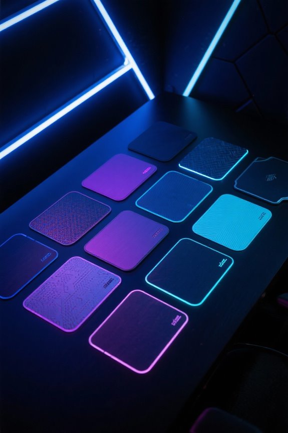 stylish functional large desk mats