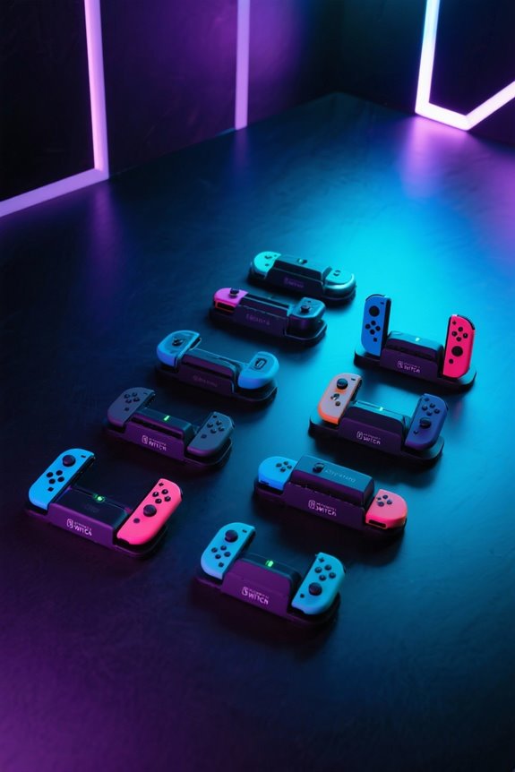 top joy con charging docks
