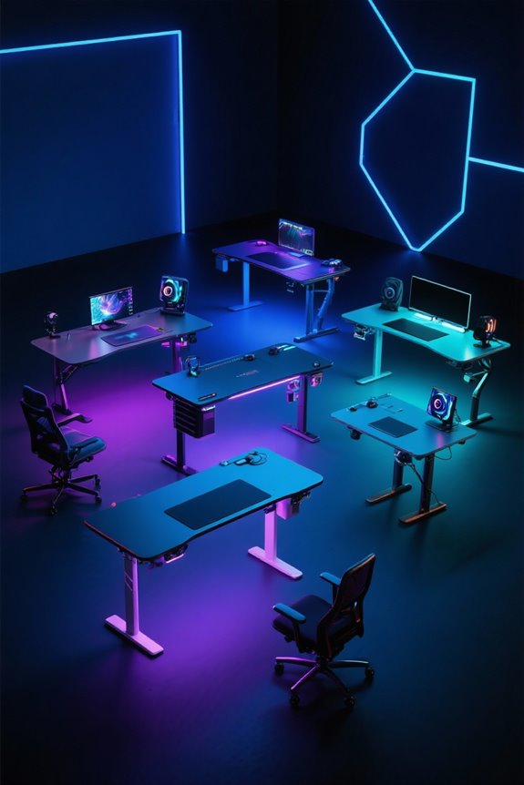top l shaped gaming desks