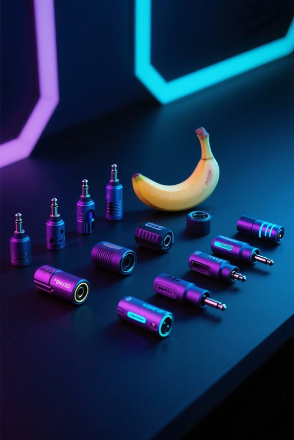 top speaker banana plugs