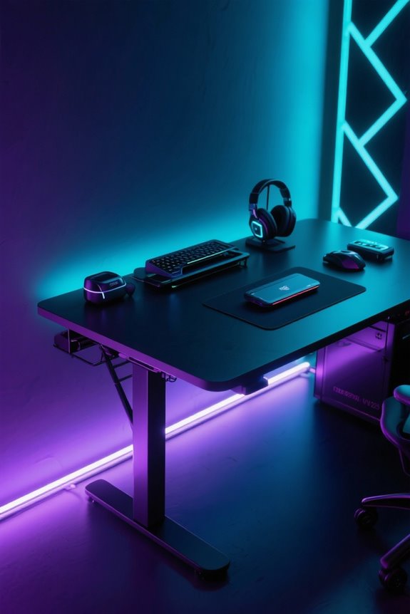 top under desk shelves