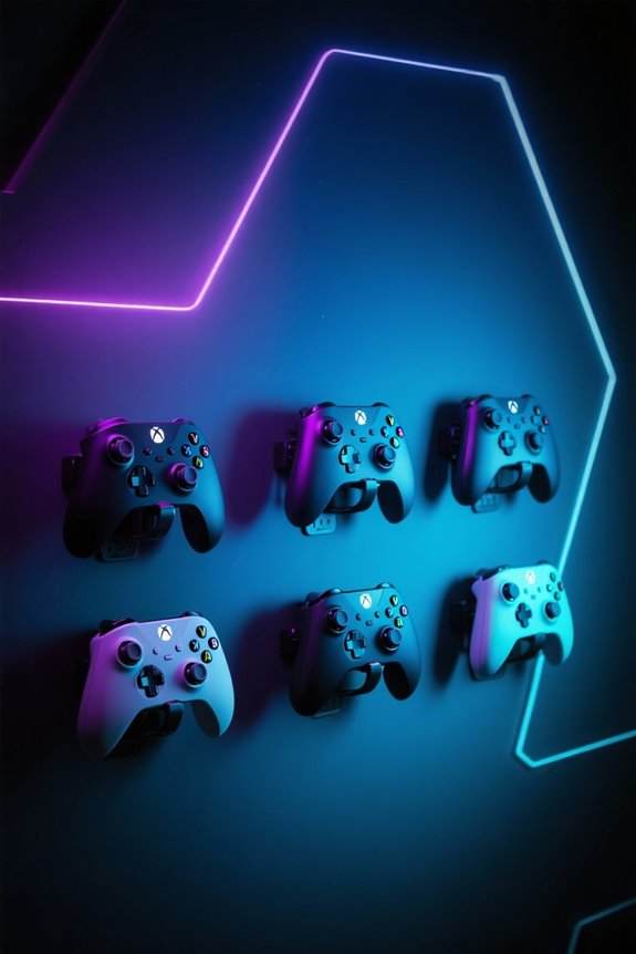 top wall mounts for controllers