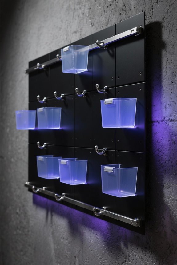 wall mount storage optimization solutions